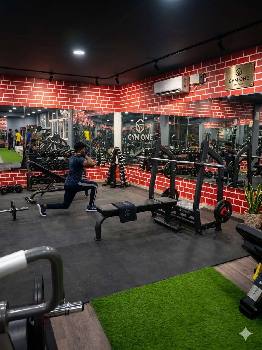 Training floor at NextLevel Fitness Nalgonda